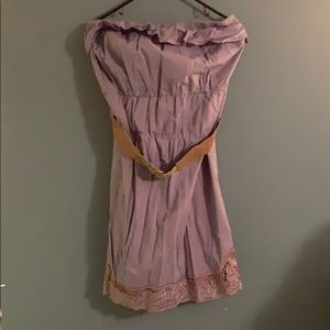 Plus Size Strapless Dress